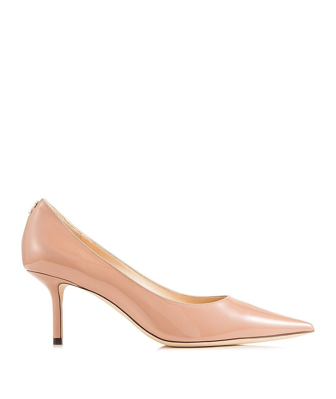 JIMMY CHOO Розовые кожаные туфли, фото 1
