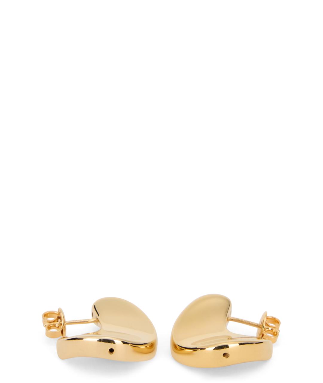 BOTTEGA VENETA Золотые серебряные серьги, фото 1