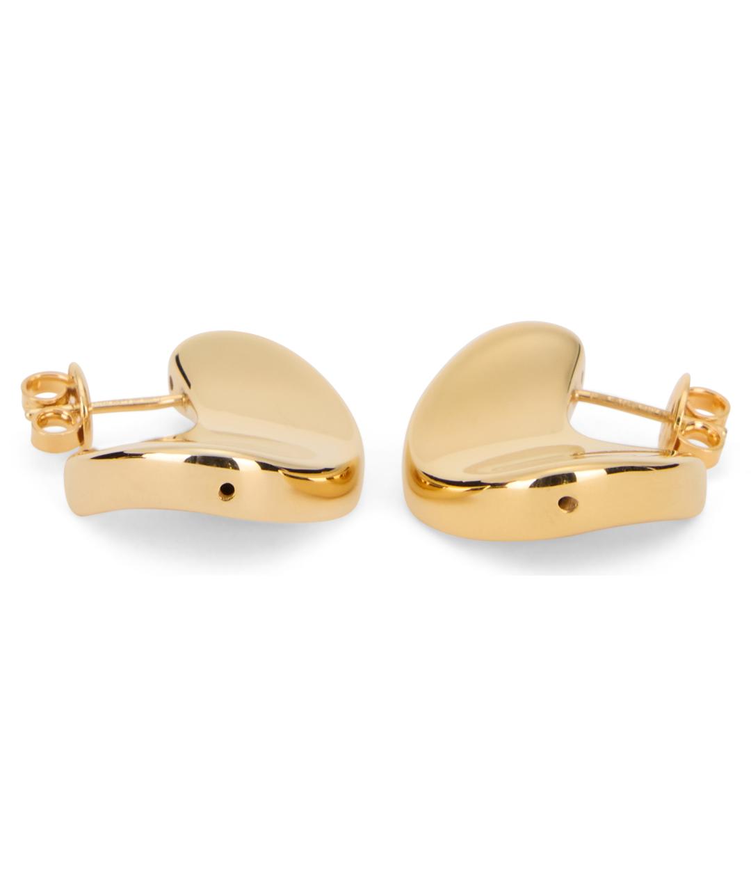 BOTTEGA VENETA Золотые серебряные серьги, фото 2