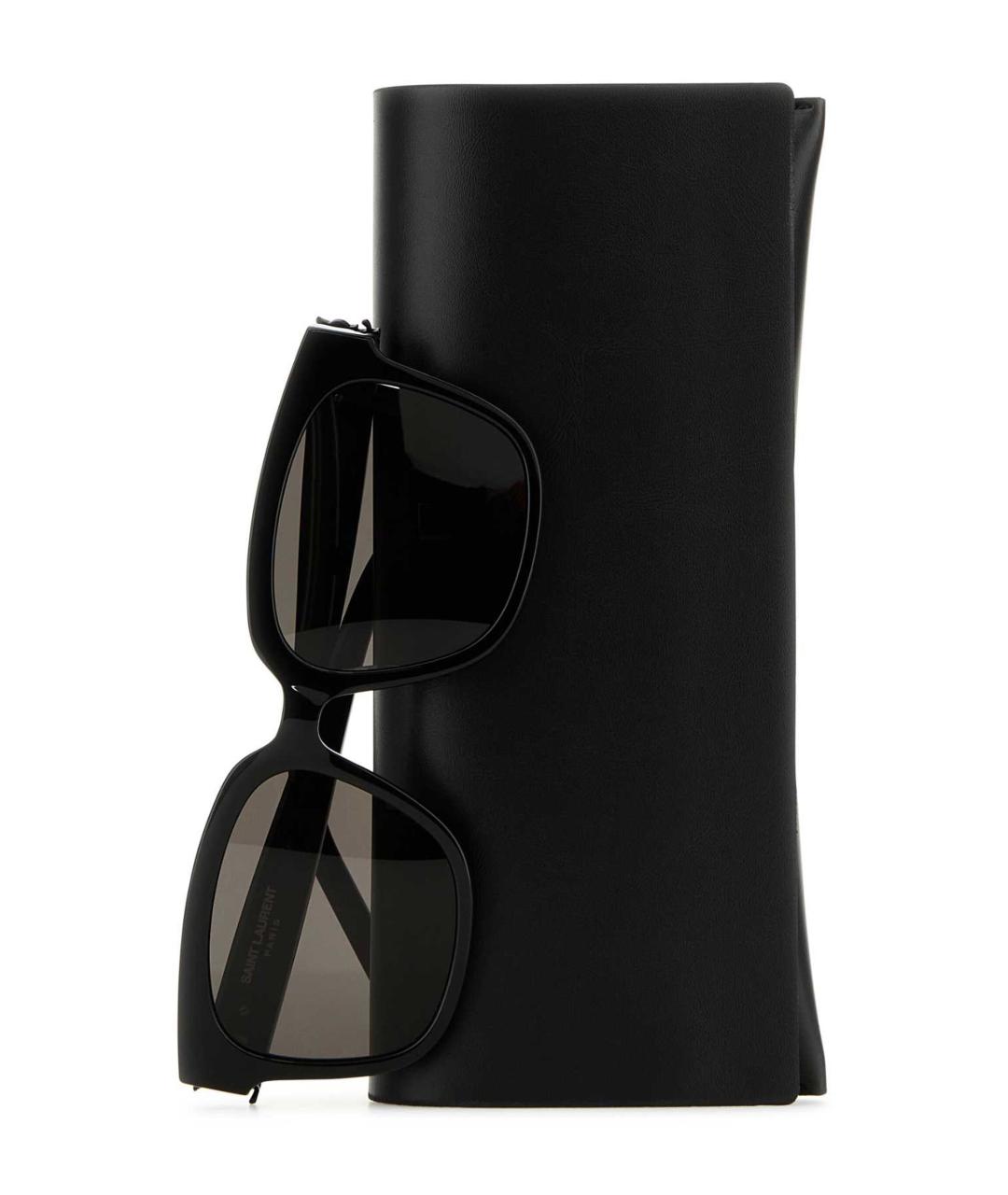 SAINT LAURENT Черные солнцезащитные очки, фото 3
