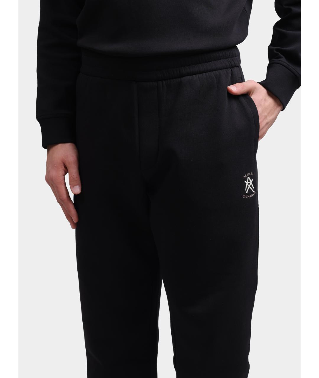 ARMANI EXCHANGE Черные повседневные брюки, фото 4