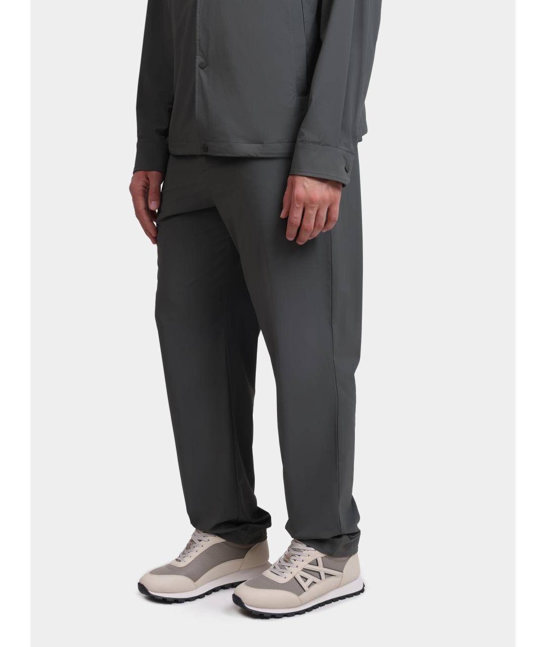 ARMANI EXCHANGE Серые повседневные брюки, фото 3