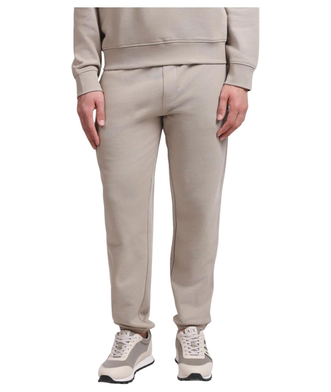 ARMANI EXCHANGE Бежевые повседневные брюки, фото 1