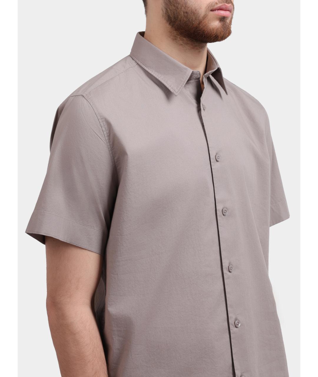 HUGO BOSS Коричневая кэжуал рубашка, фото 4