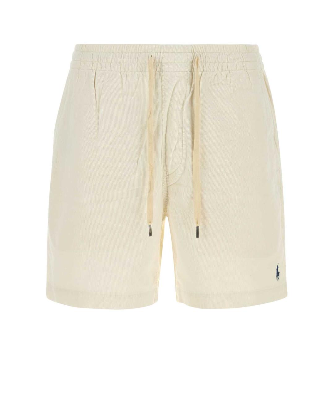 POLO RALPH LAUREN Белые хлопковые шорты, фото 1