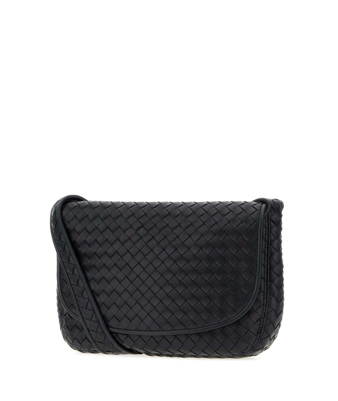 BOTTEGA VENETA Синяя кожаная сумка на плечо, фото 2