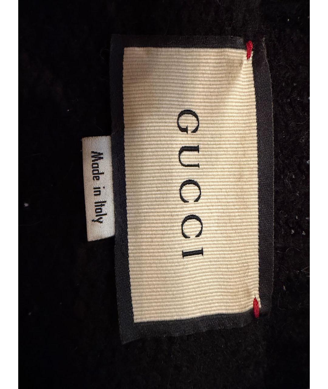 GUCCI Черный шерстяной джемпер / свитер, фото 3