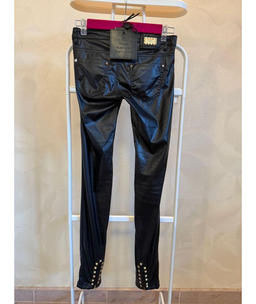 PHILIPP PLEIN Черные брюки узкие, фото 2