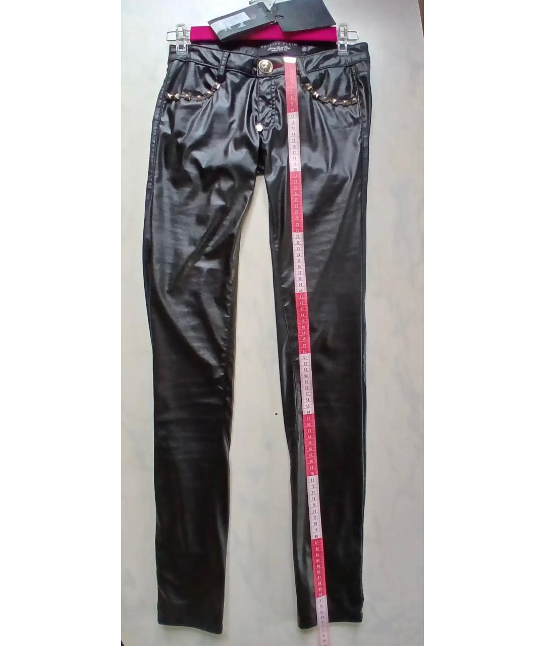 PHILIPP PLEIN Черные брюки узкие, фото 5