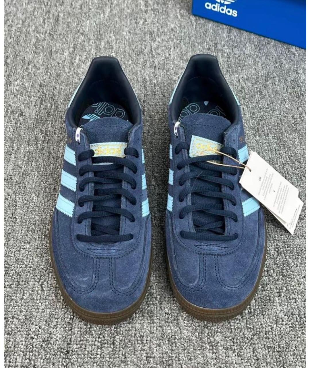 ADIDAS Темно-синие замшевые низкие кроссовки / кеды, фото 6