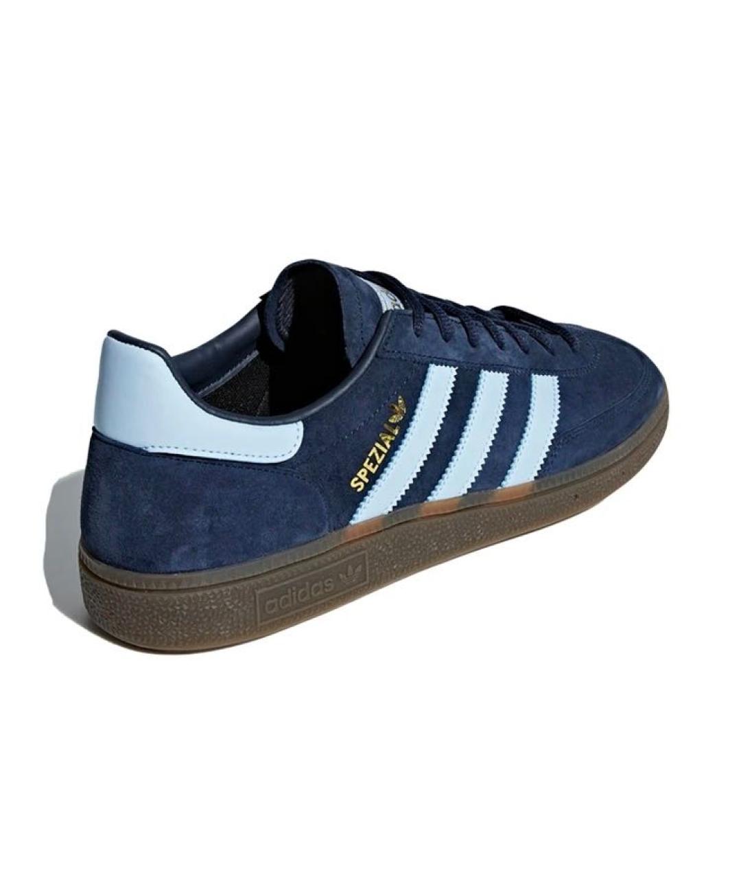 ADIDAS Темно-синие замшевые низкие кроссовки / кеды, фото 4