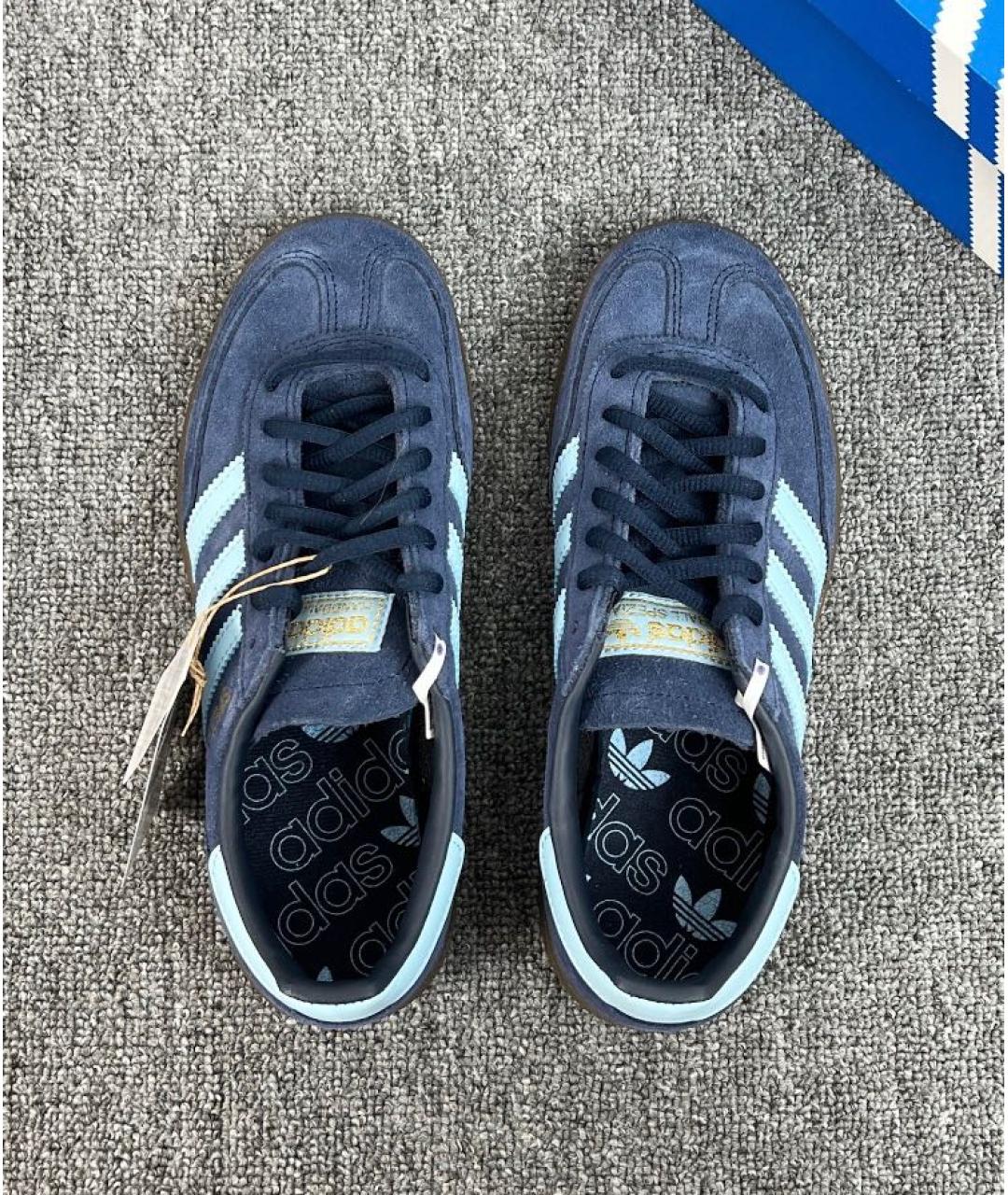 ADIDAS Темно-синие замшевые низкие кроссовки / кеды, фото 8