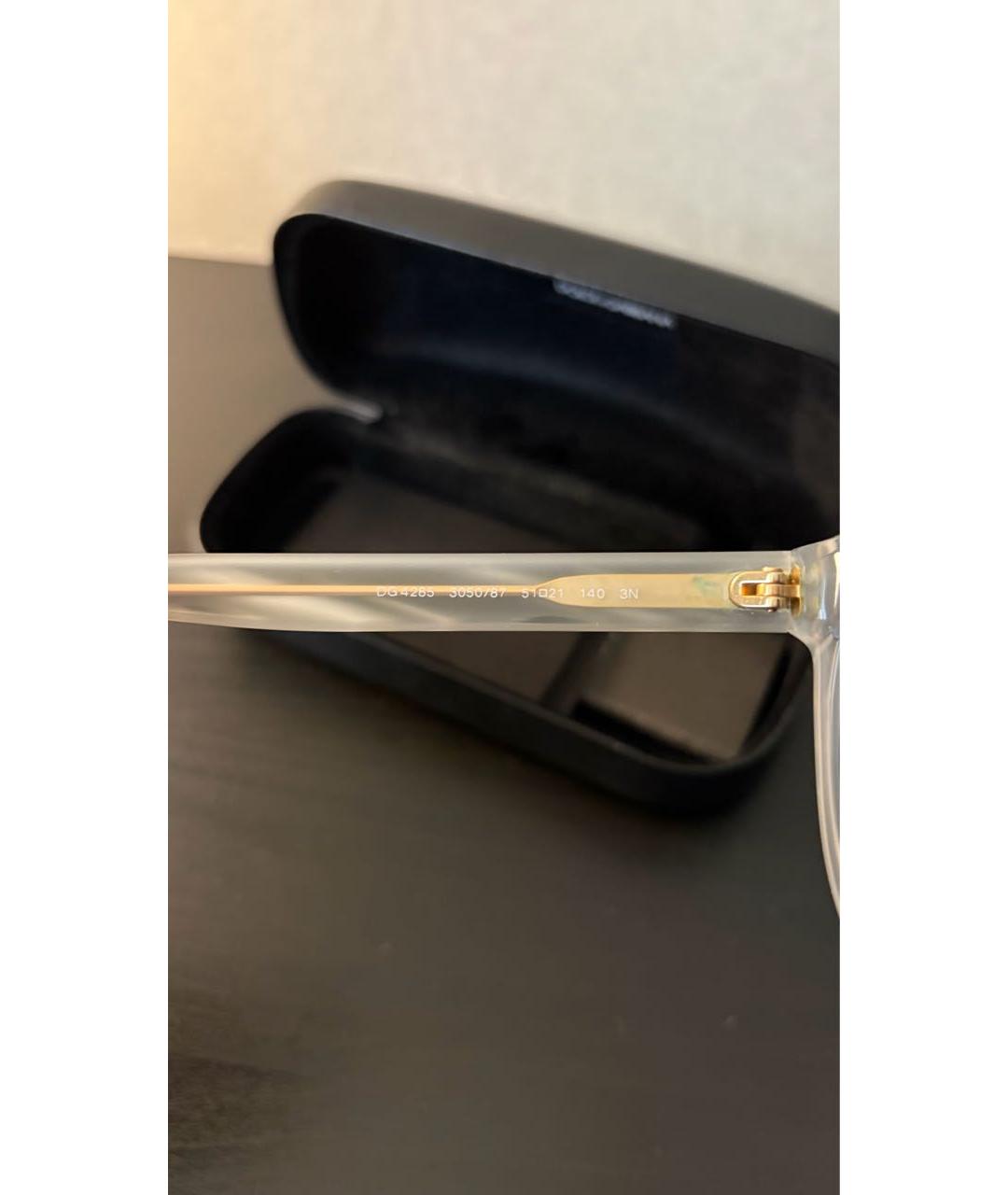 DOLCE&GABBANA Серые пластиковые солнцезащитные очки, фото 7