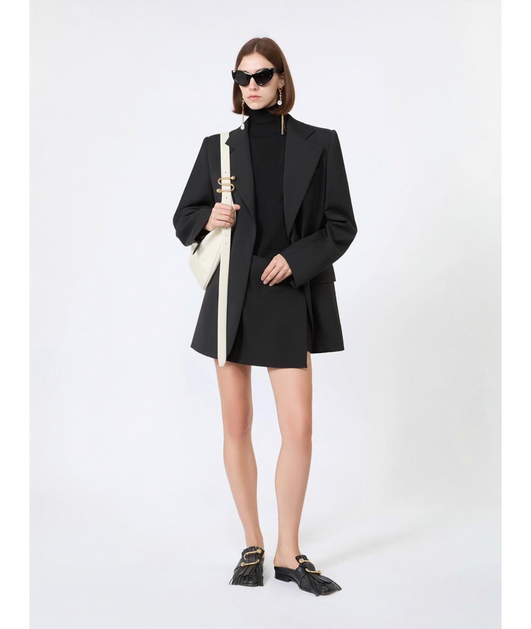 SPORTMAX Черная шерстяная жилетка, фото 2
