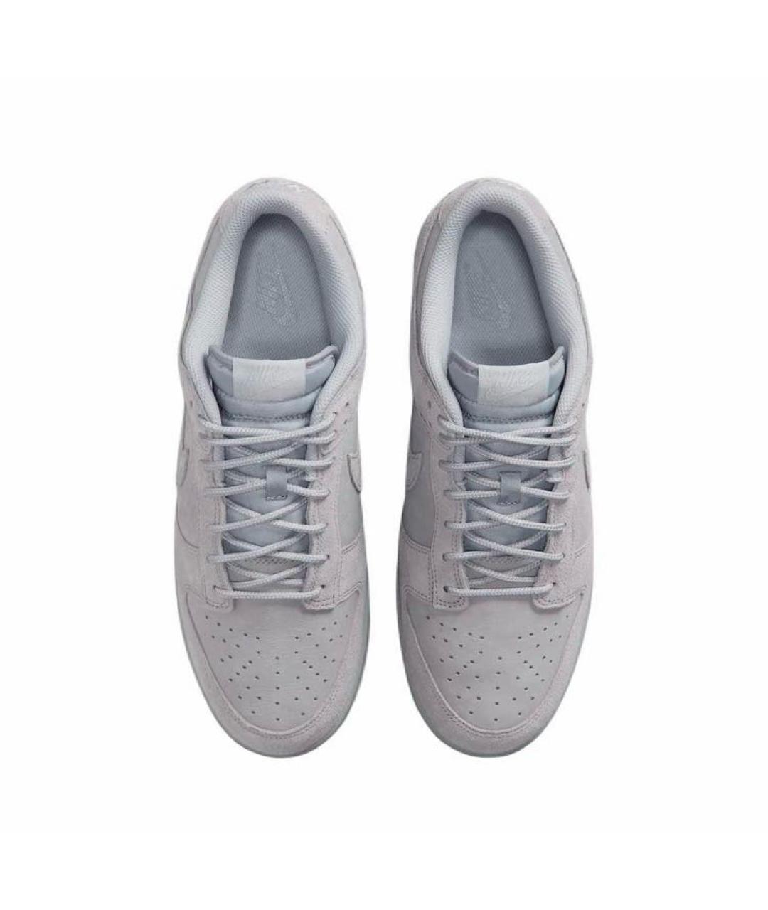 NIKE Серые замшевые низкие кроссовки / кеды, фото 3