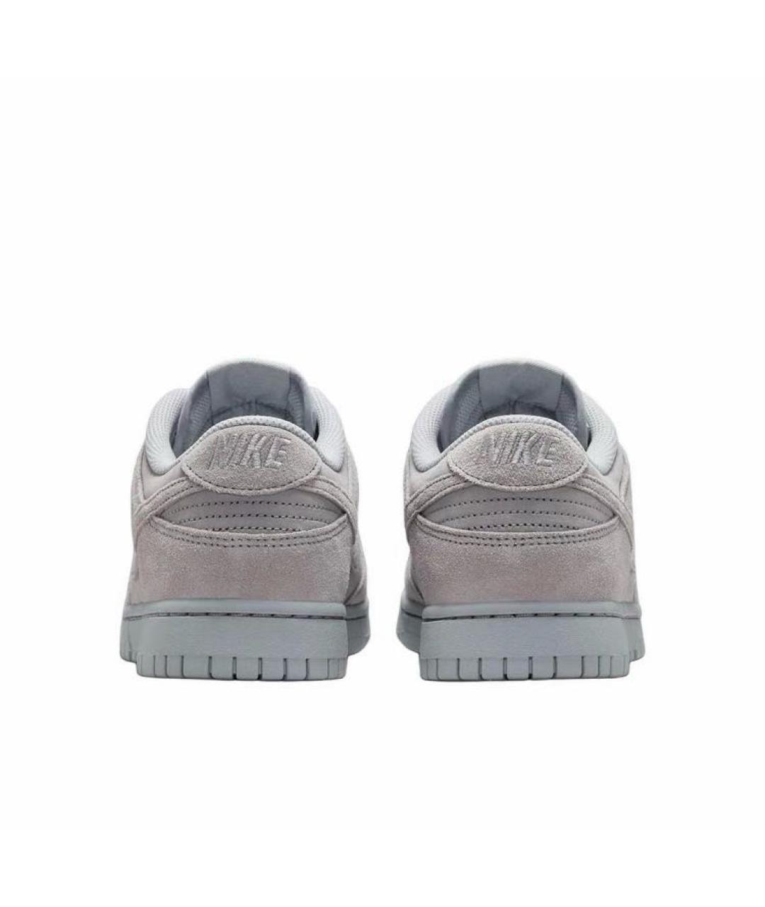 NIKE Серые замшевые низкие кроссовки / кеды, фото 4