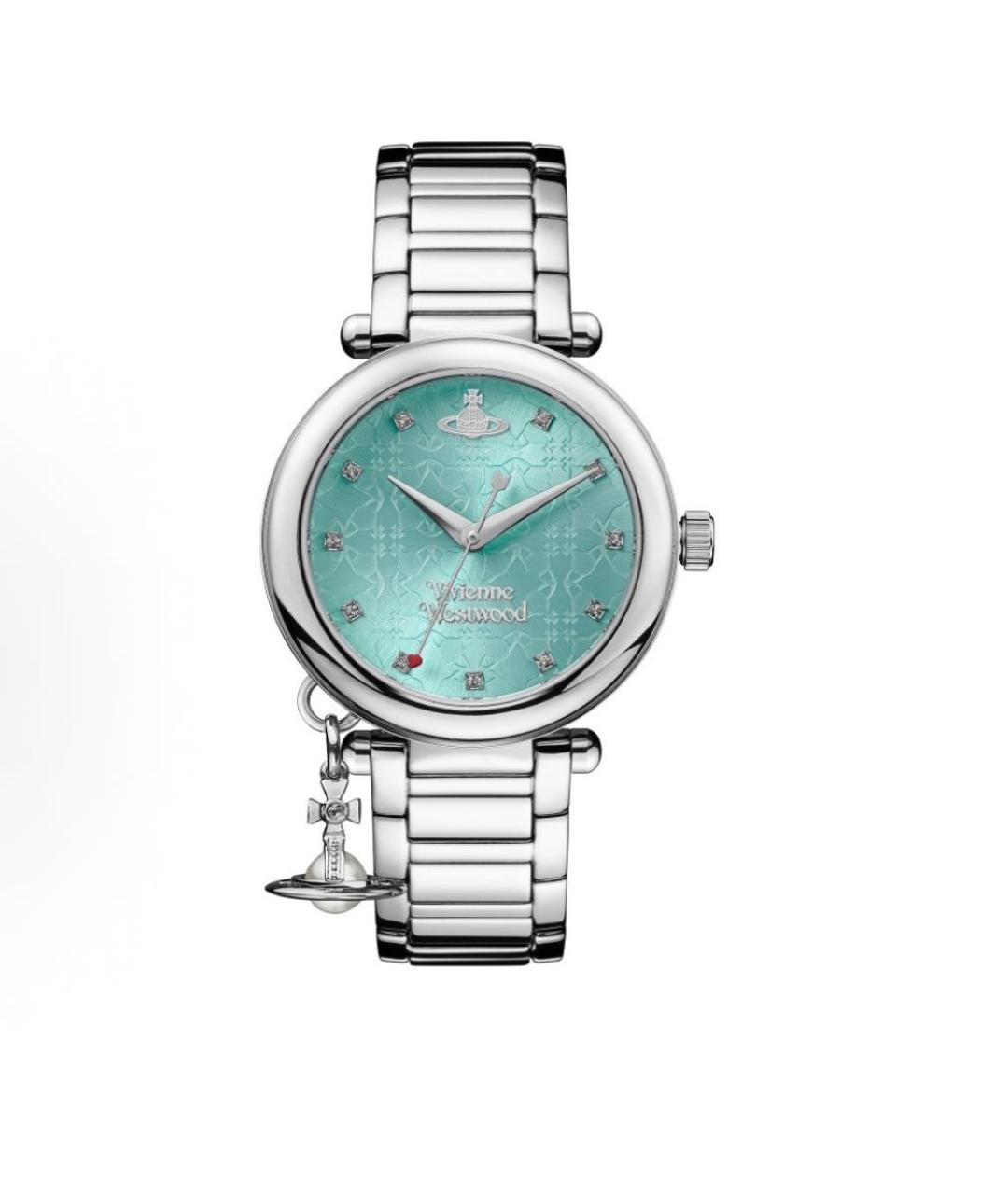 VIVIENNE WESTWOOD Бирюзовые стальные часы, фото 8