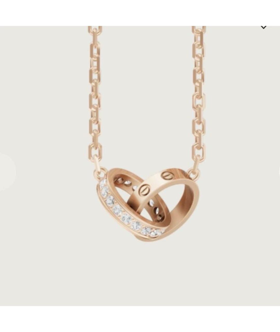 CARTIER Розовое колье из розового золота, фото 7