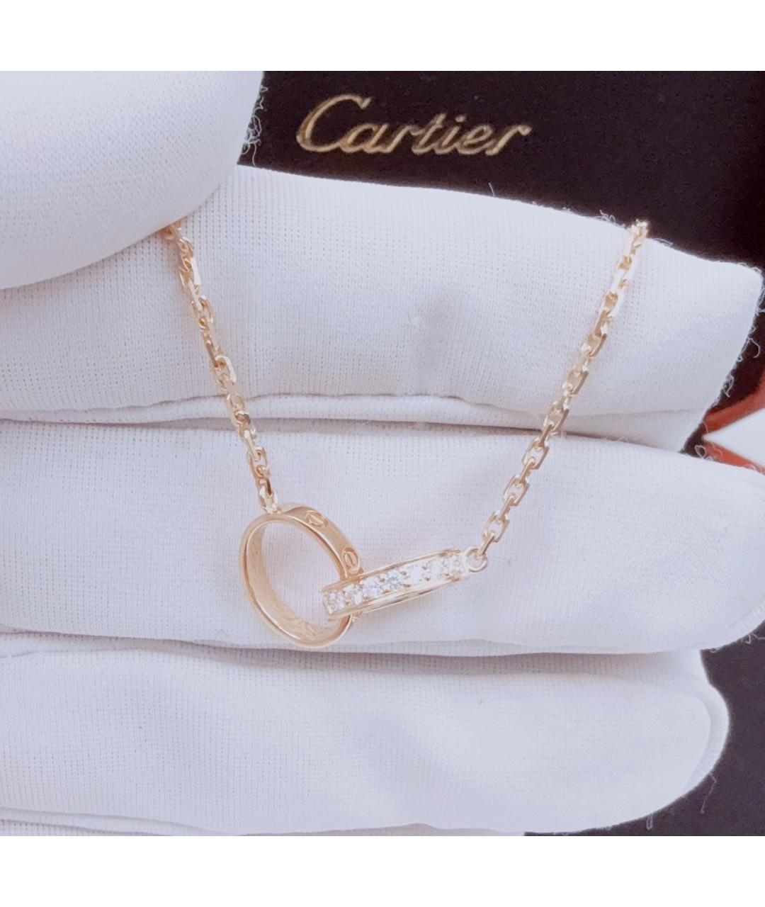 CARTIER Розовое колье из розового золота, фото 4