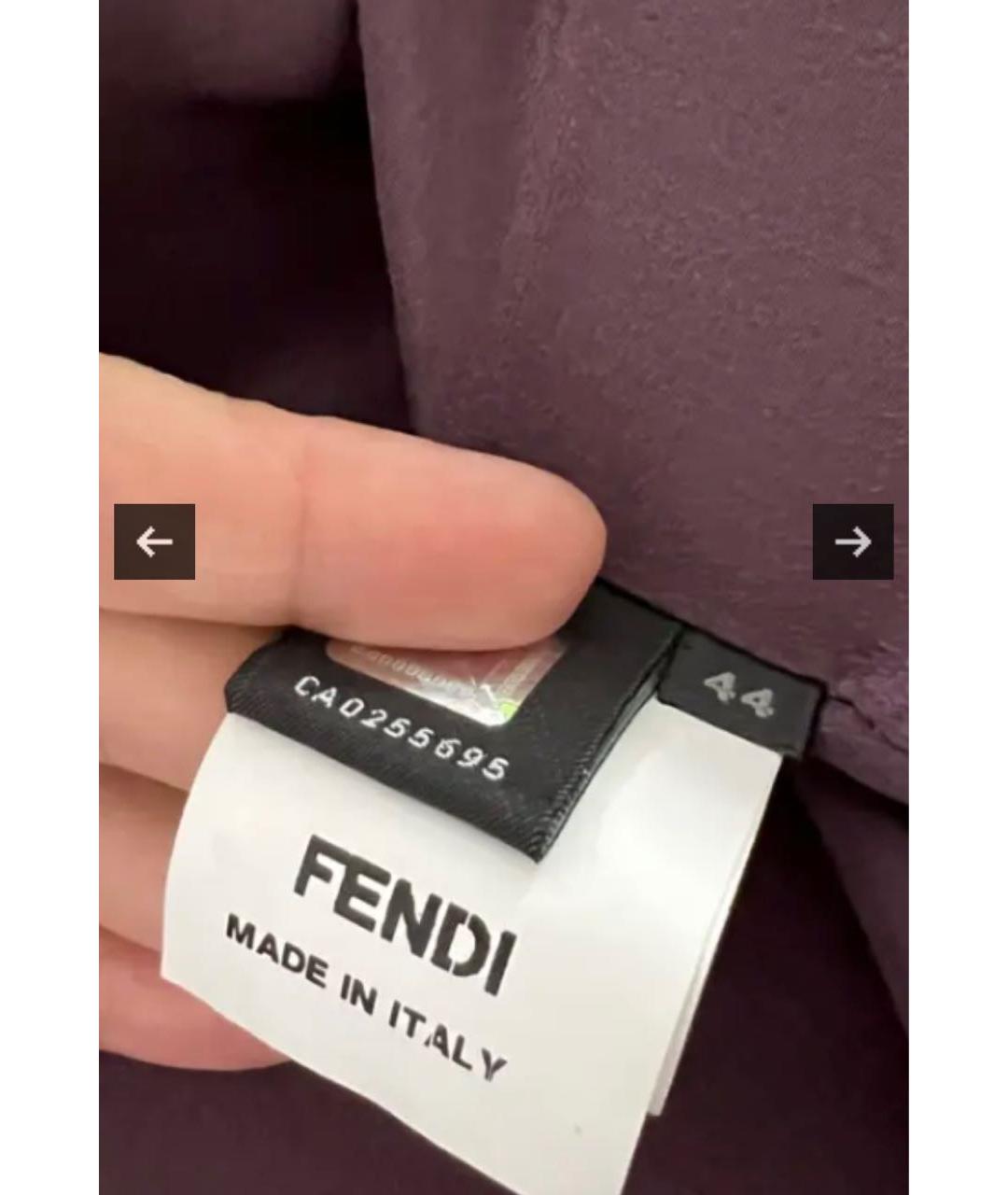 FENDI Бордовый кашемировый жилет, фото 3