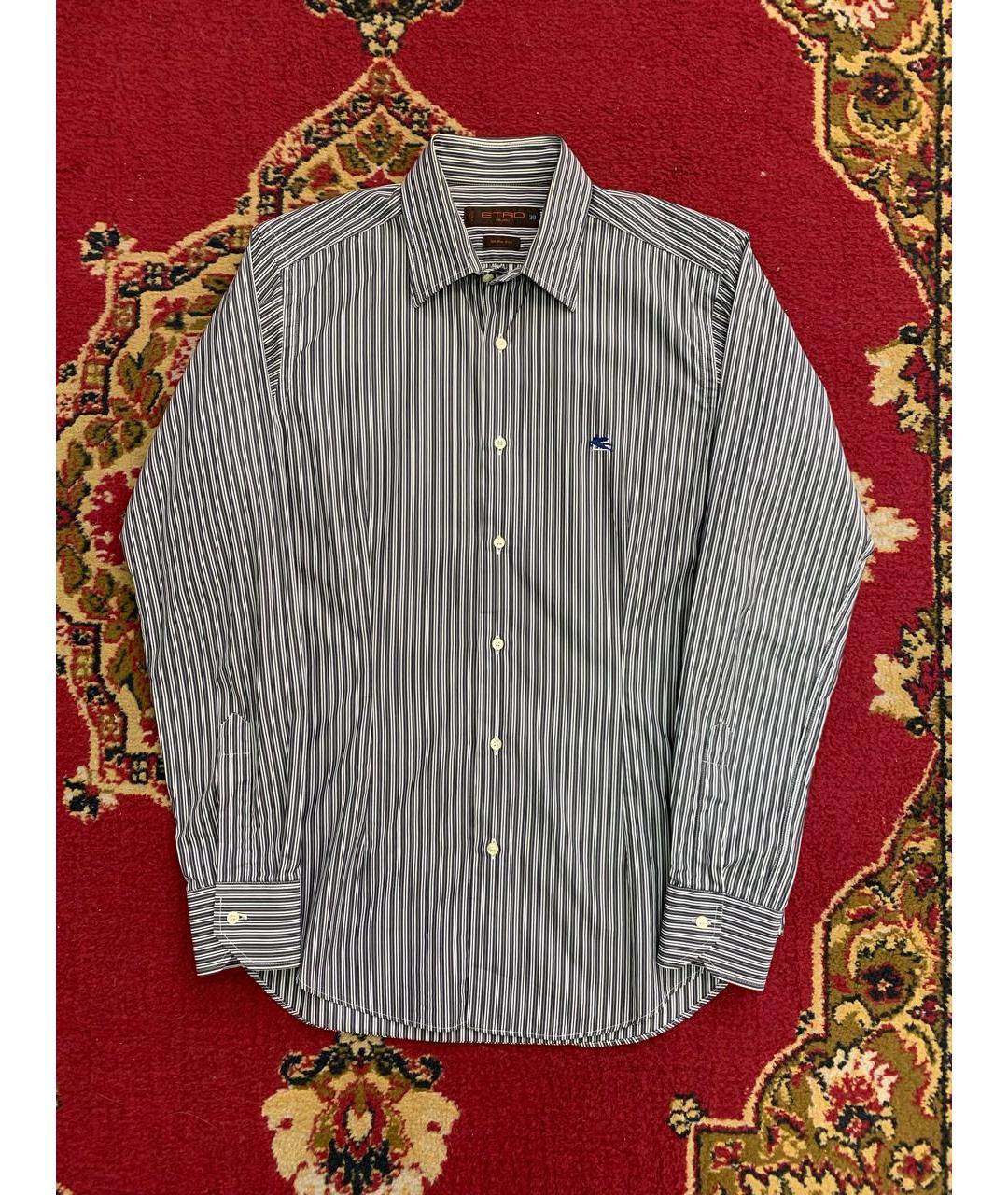 ETRO Мульти хлопковая классическая рубашка, фото 8