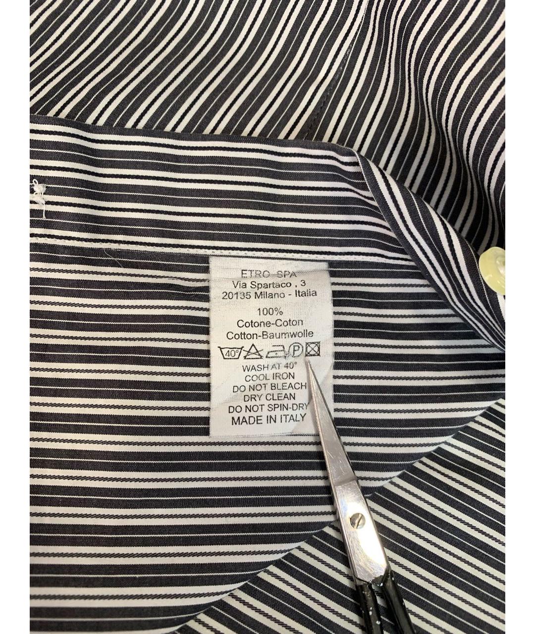 ETRO Мульти хлопковая классическая рубашка, фото 6