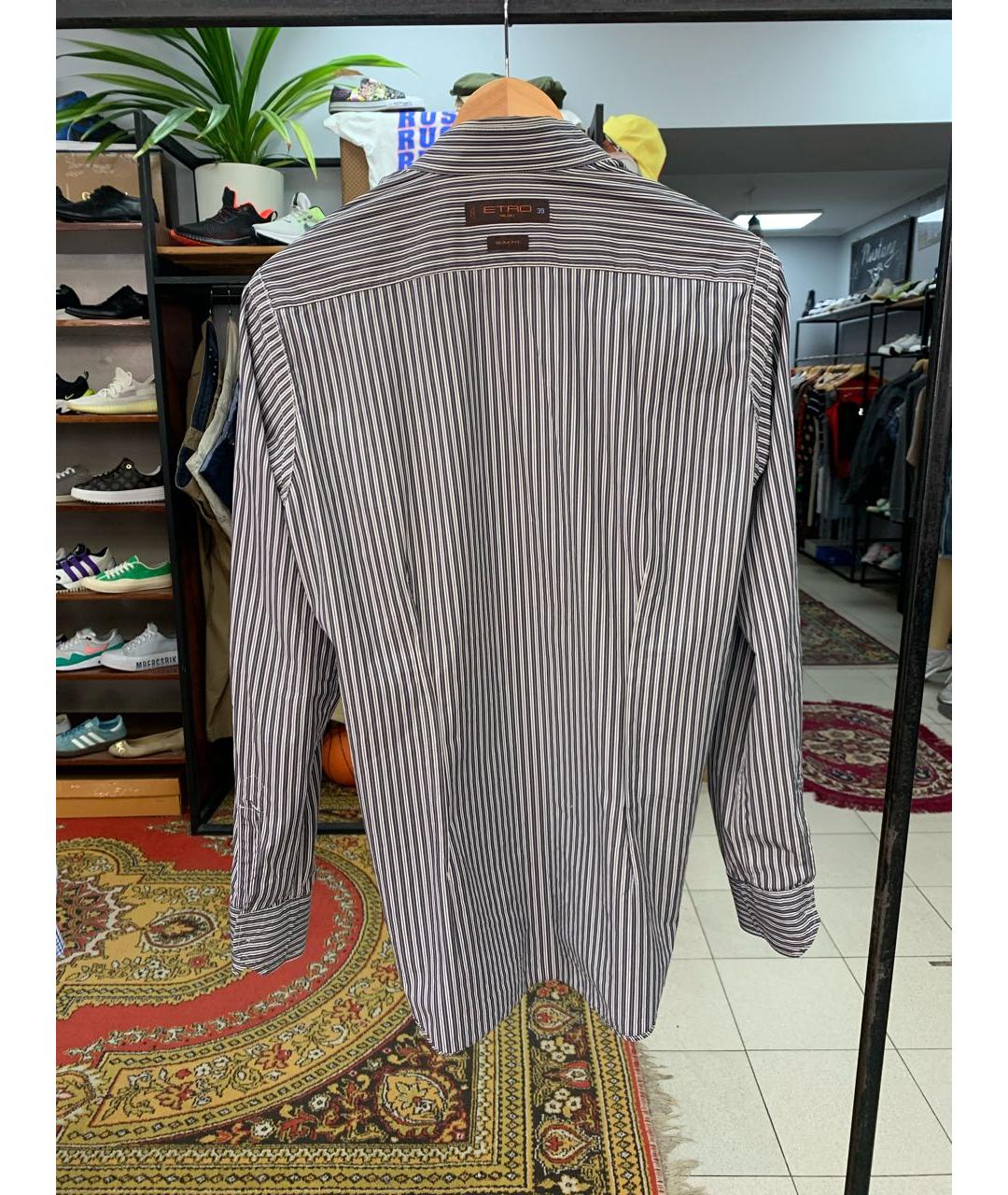 ETRO Мульти хлопковая классическая рубашка, фото 3