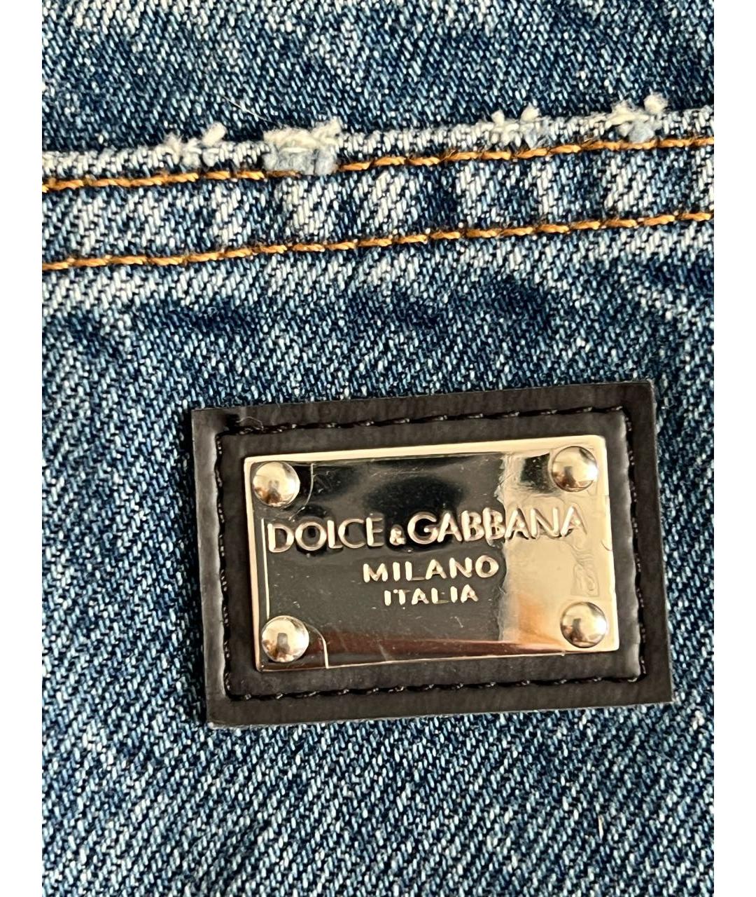 DOLCE & GABBANA KIDS Синие деним детские джинсы, фото 6