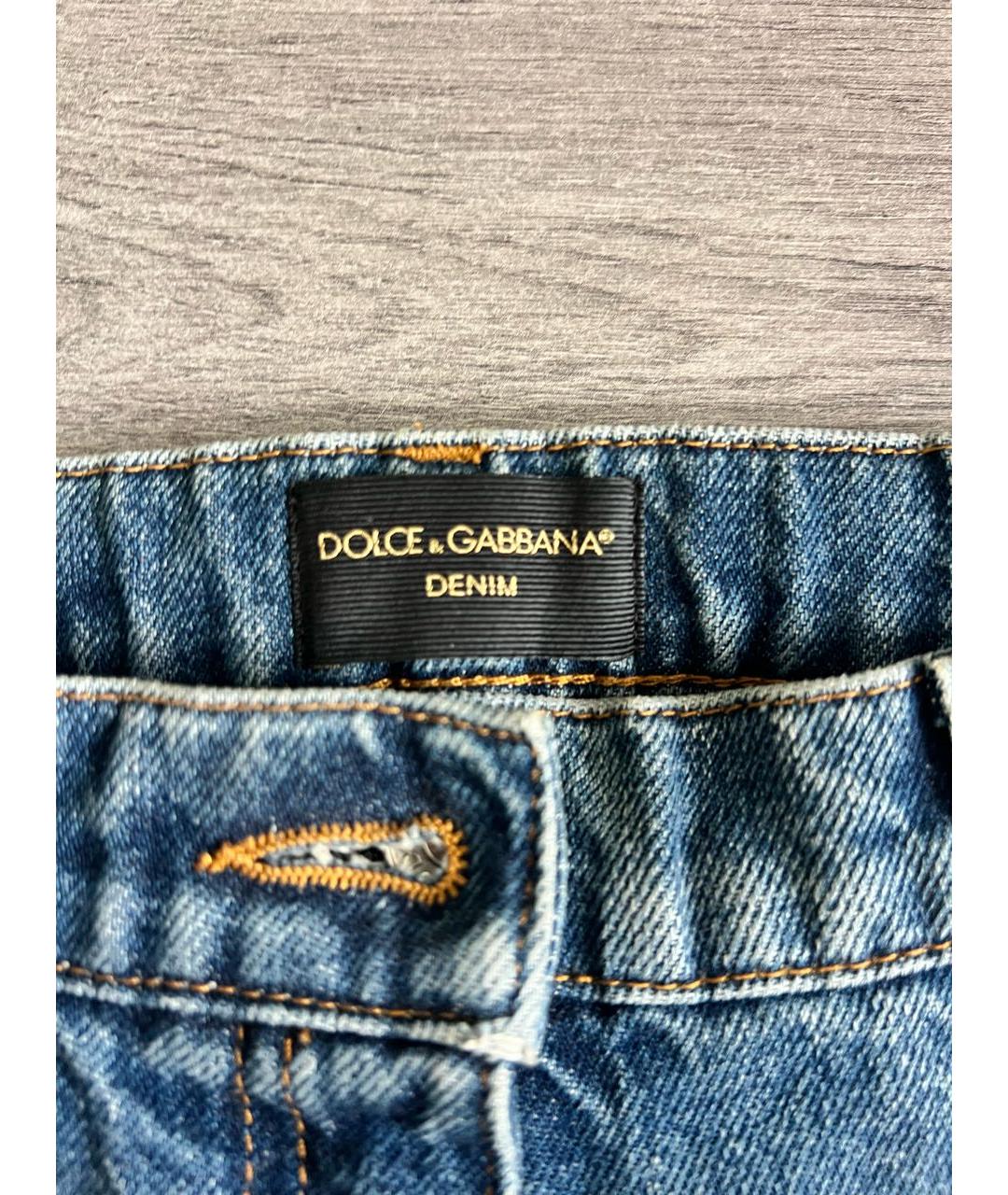 DOLCE & GABBANA KIDS Синие деним детские джинсы, фото 3