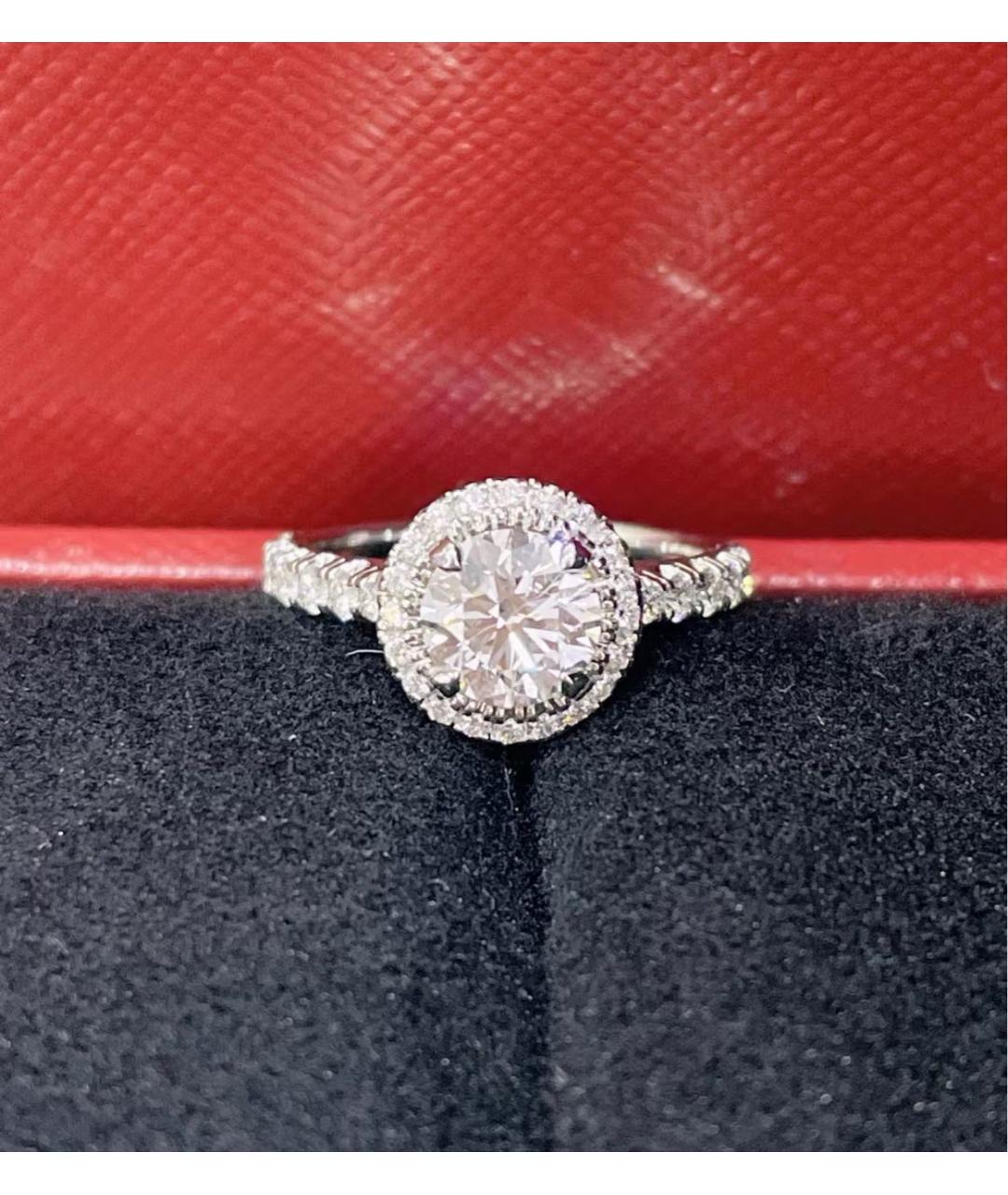 CARTIER Серебряное платиновое кольцо, фото 4