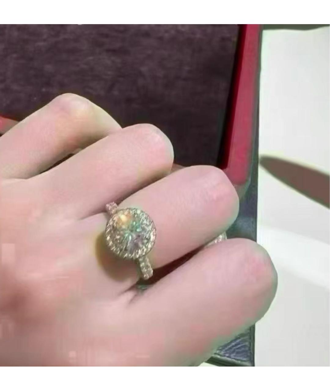 CARTIER Серебряное платиновое кольцо, фото 3