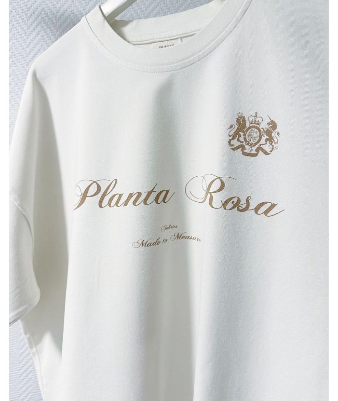 PLANTA ROSA Белая хлопковая футболка, фото 2