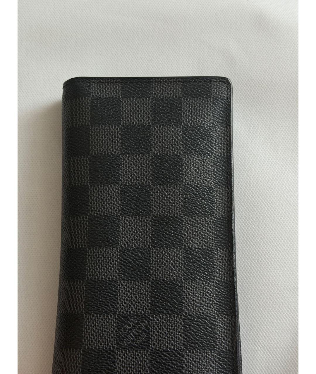 LOUIS VUITTON Черный кошелек, фото 7