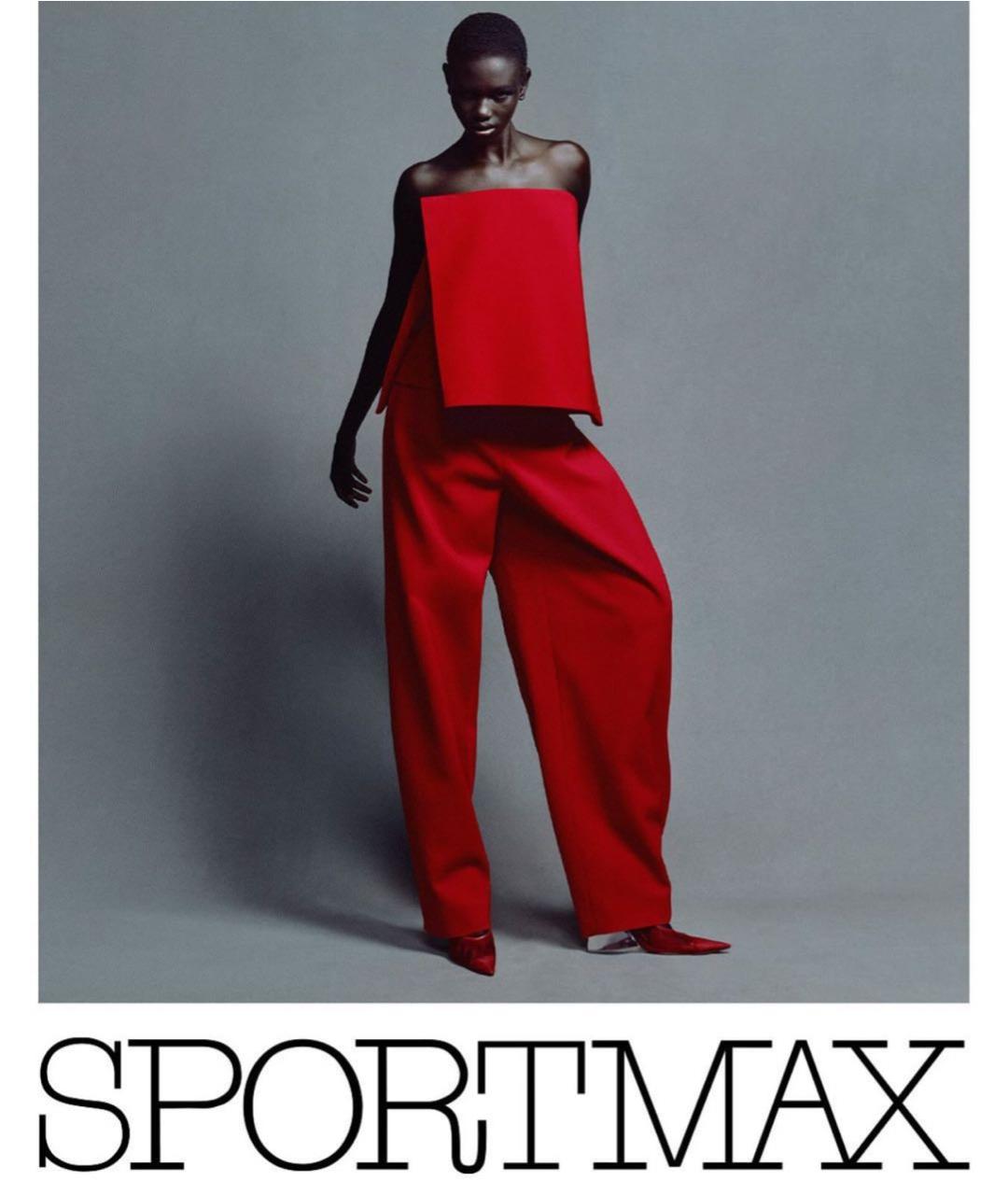 SPORTMAX Красный комбинезон, фото 3