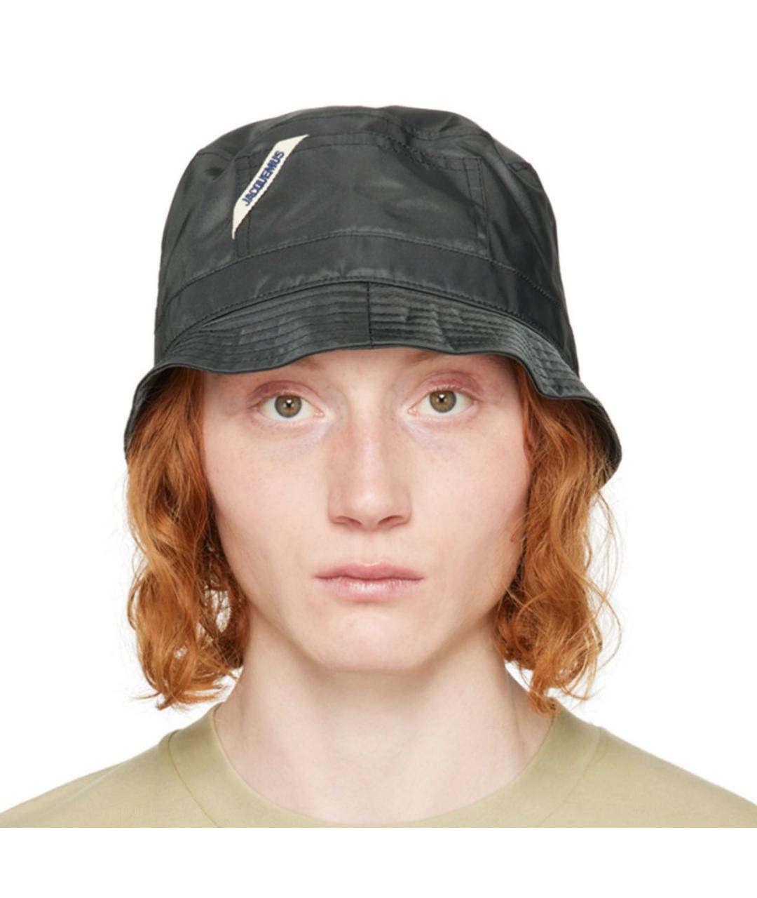 JACQUEMUS Темно-синяя синтетическая шапка, фото 2
