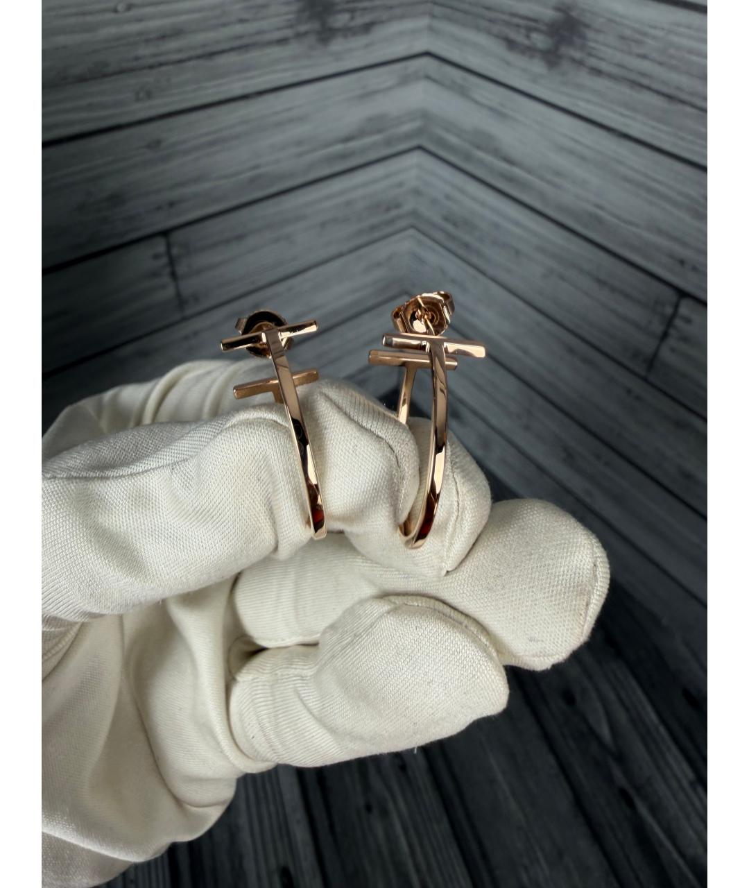 TIFFANY&CO Золотые серьги из розового золота, фото 2
