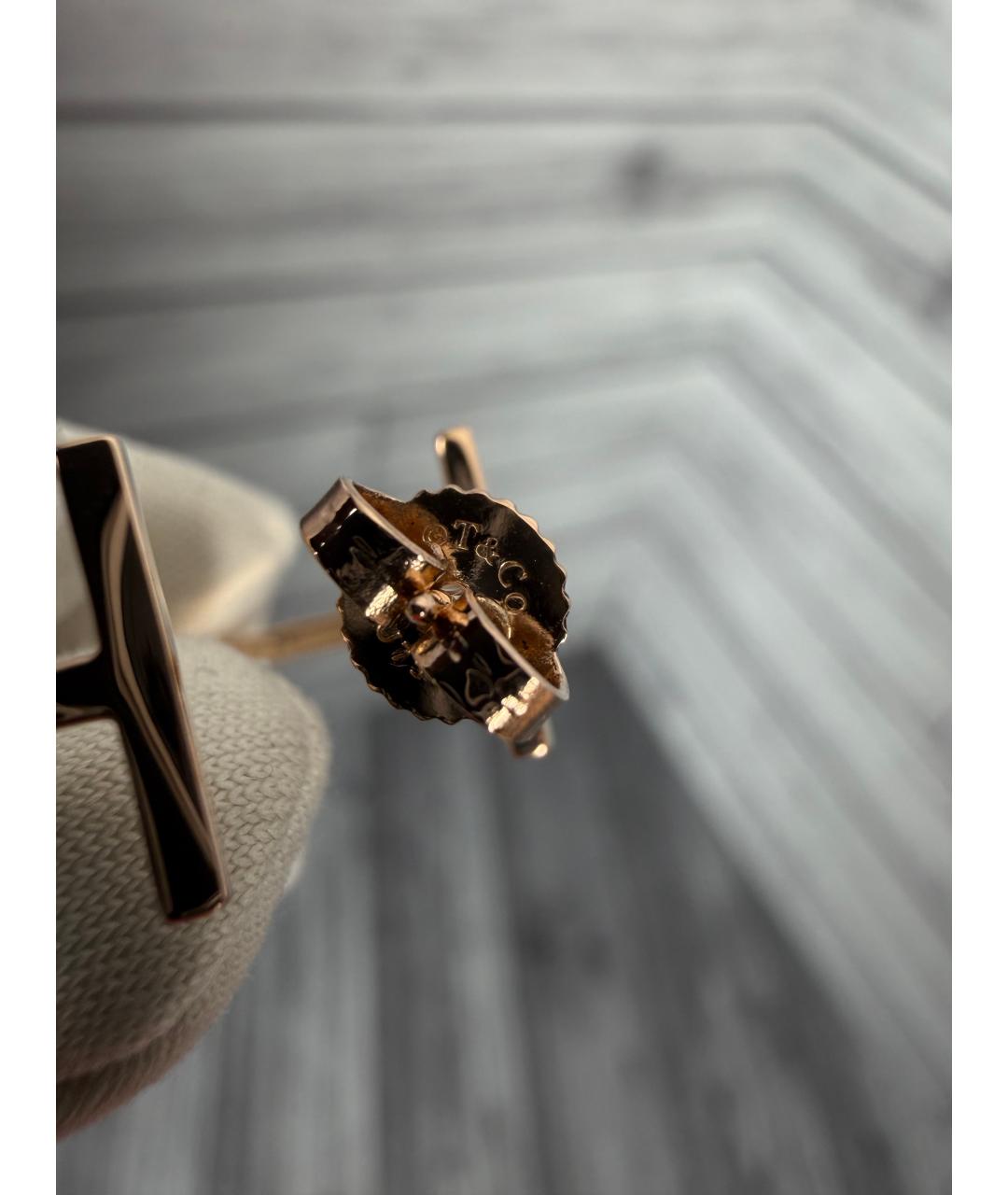TIFFANY&CO Золотые серьги из розового золота, фото 6