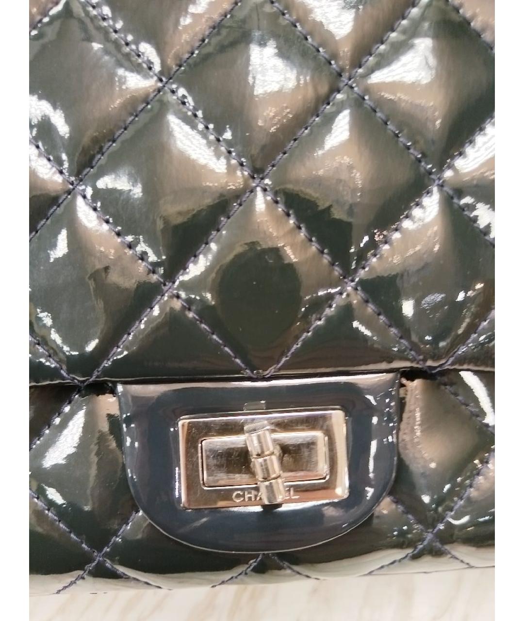 CHANEL Зеленая кожаная сумка через плечо, фото 3