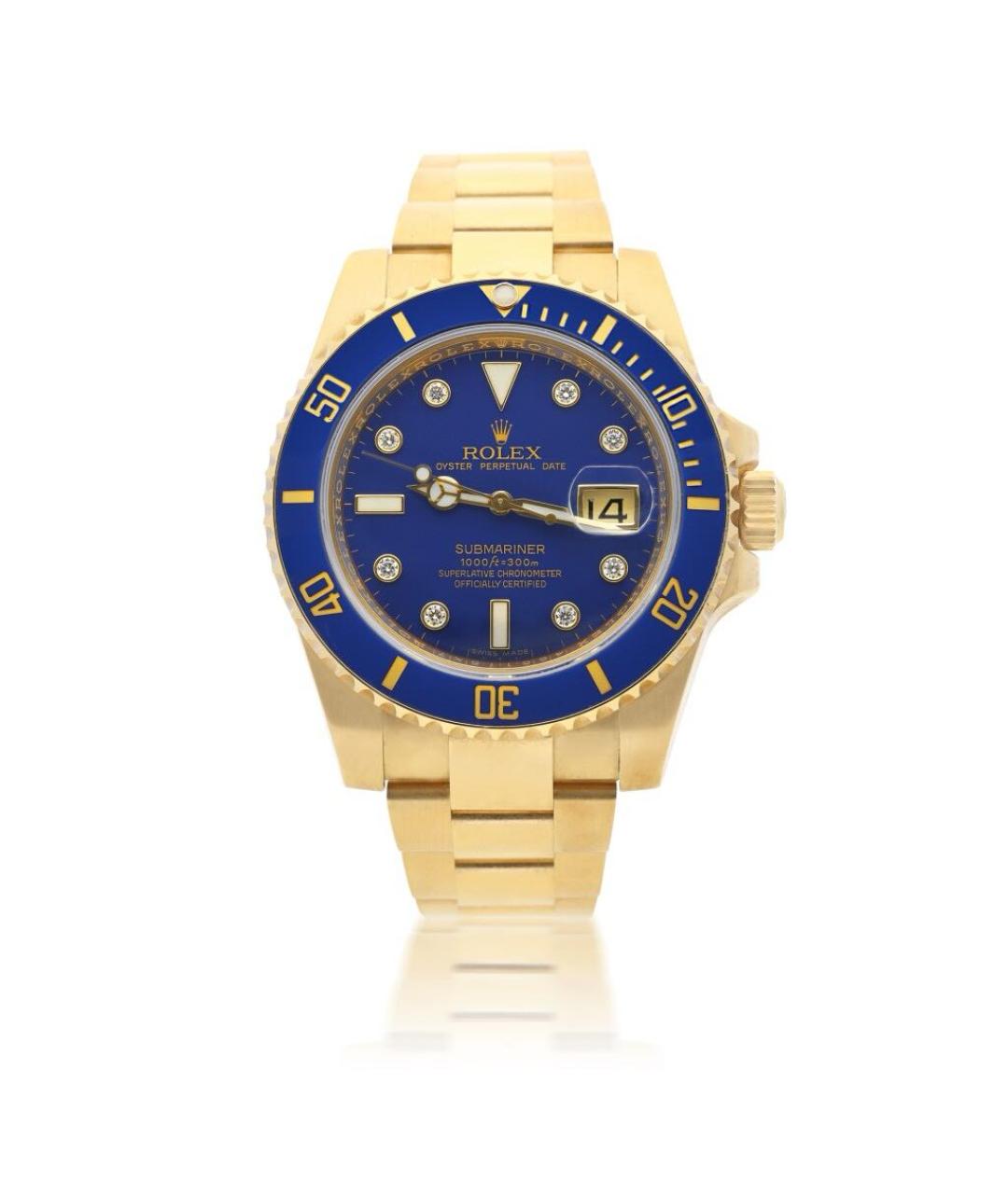 ROLEX Желтые часы из желтого золота, фото 5