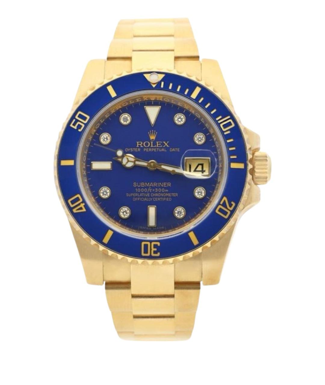 ROLEX Желтые часы из желтого золота, фото 1