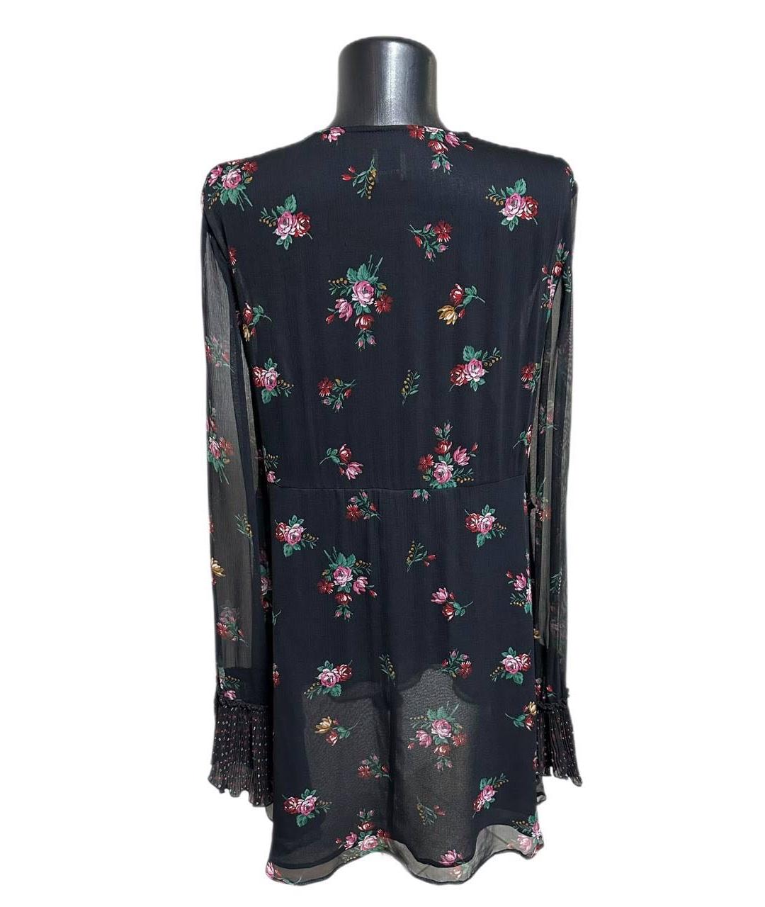 PINKO Черное вискозное коктейльное платье, фото 2