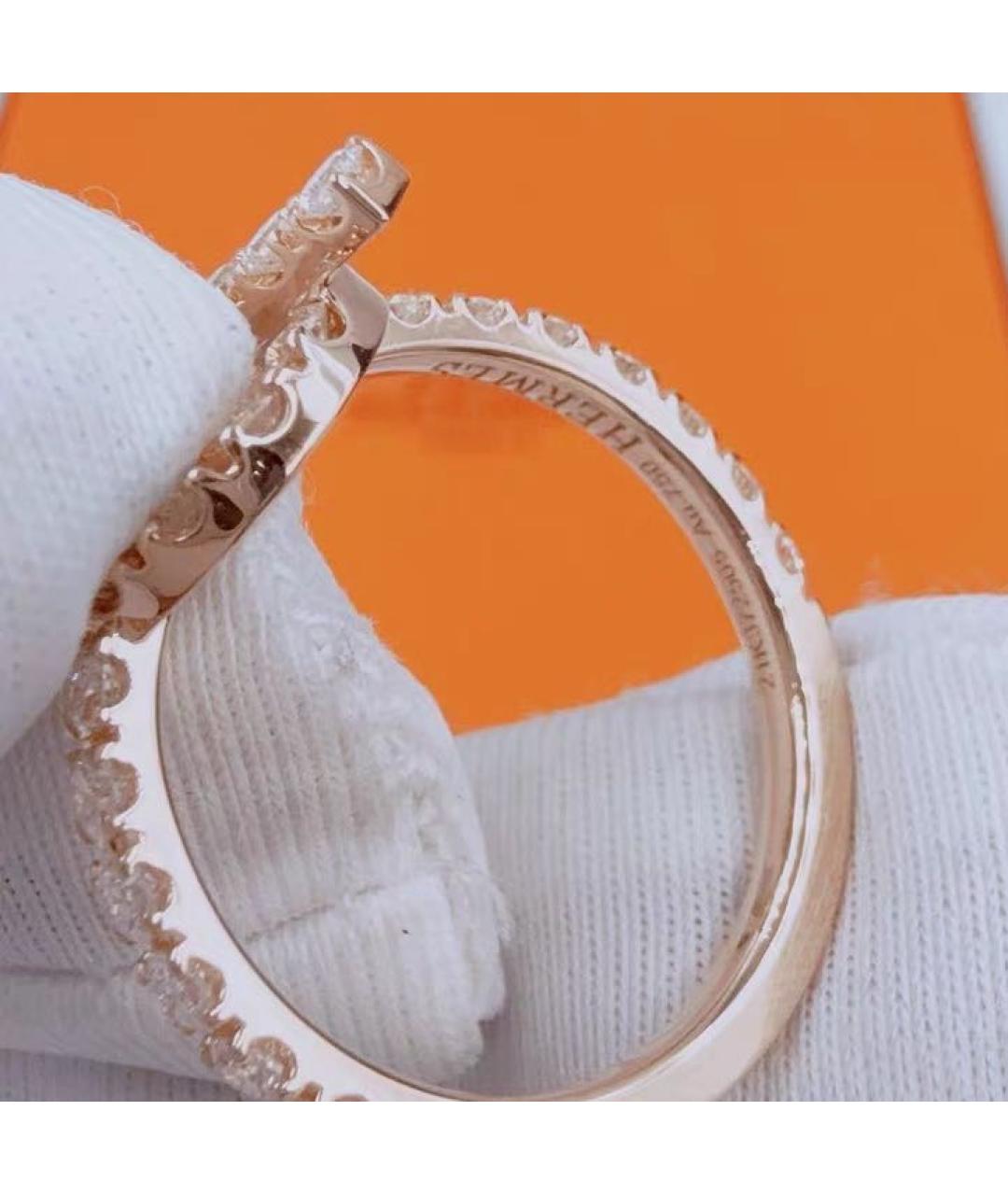 HERMES Розовое кольцо из розового золота, фото 6