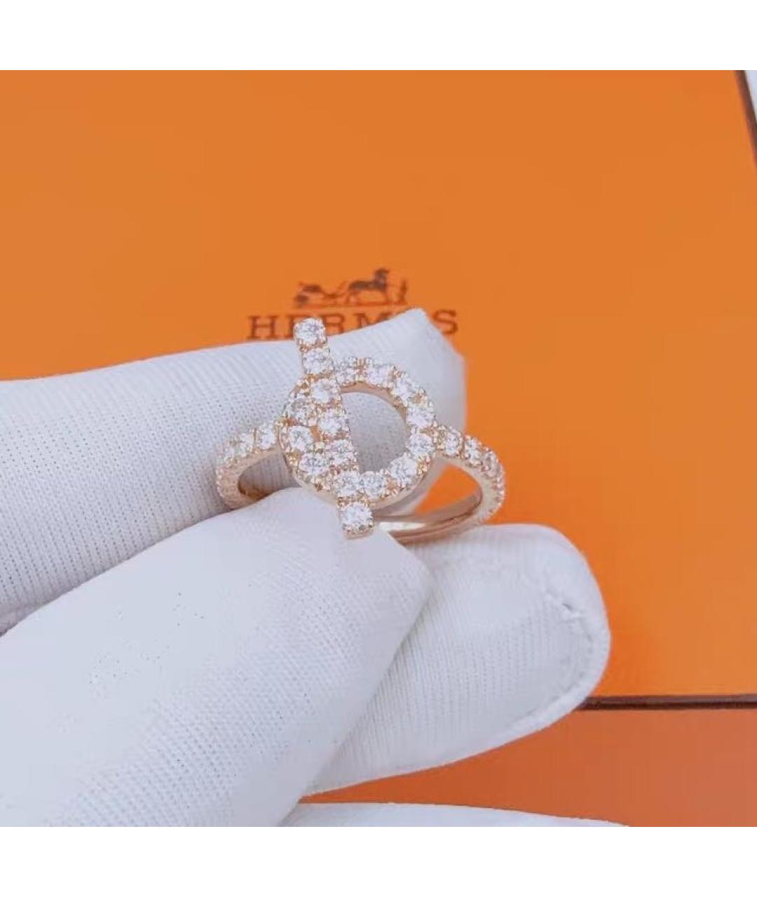 HERMES Розовое кольцо из розового золота, фото 4
