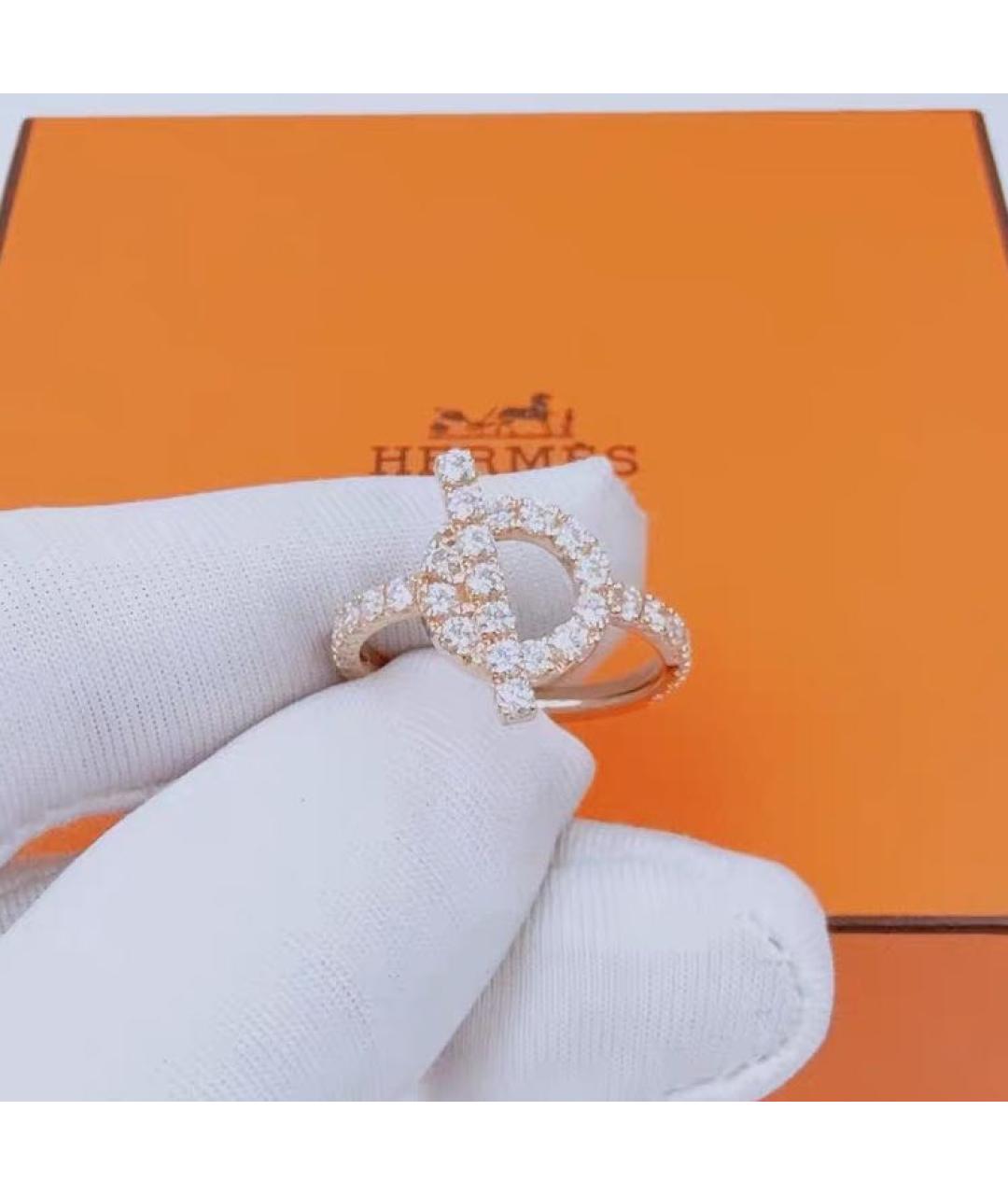 HERMES Розовое кольцо из розового золота, фото 2