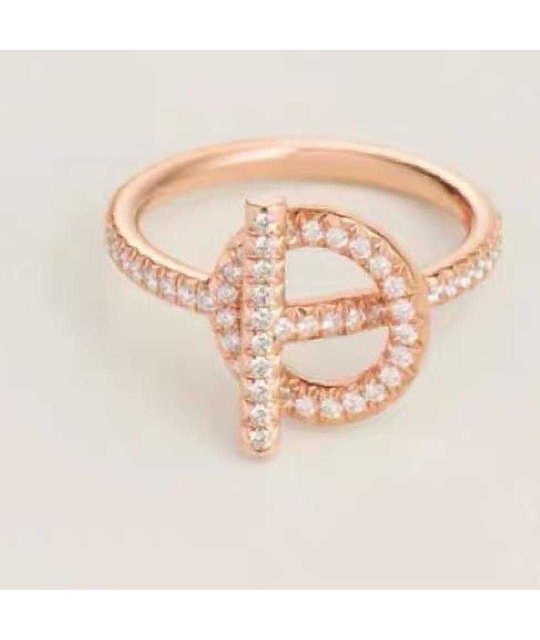 HERMES Розовое кольцо из розового золота, фото 7