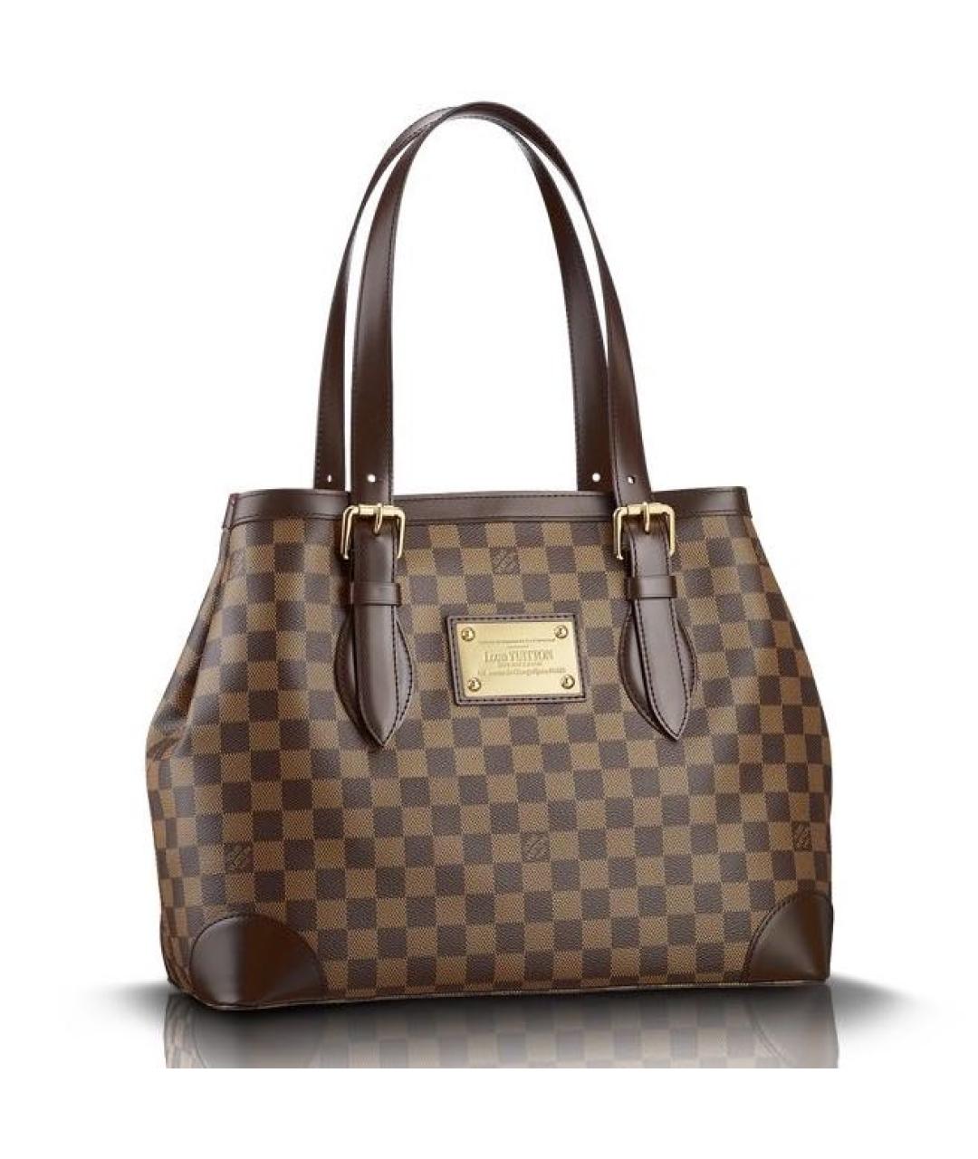 LOUIS VUITTON Коричневая сумка с короткими ручками, фото 9