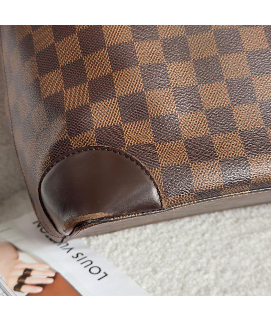LOUIS VUITTON Коричневая сумка с короткими ручками, фото 4