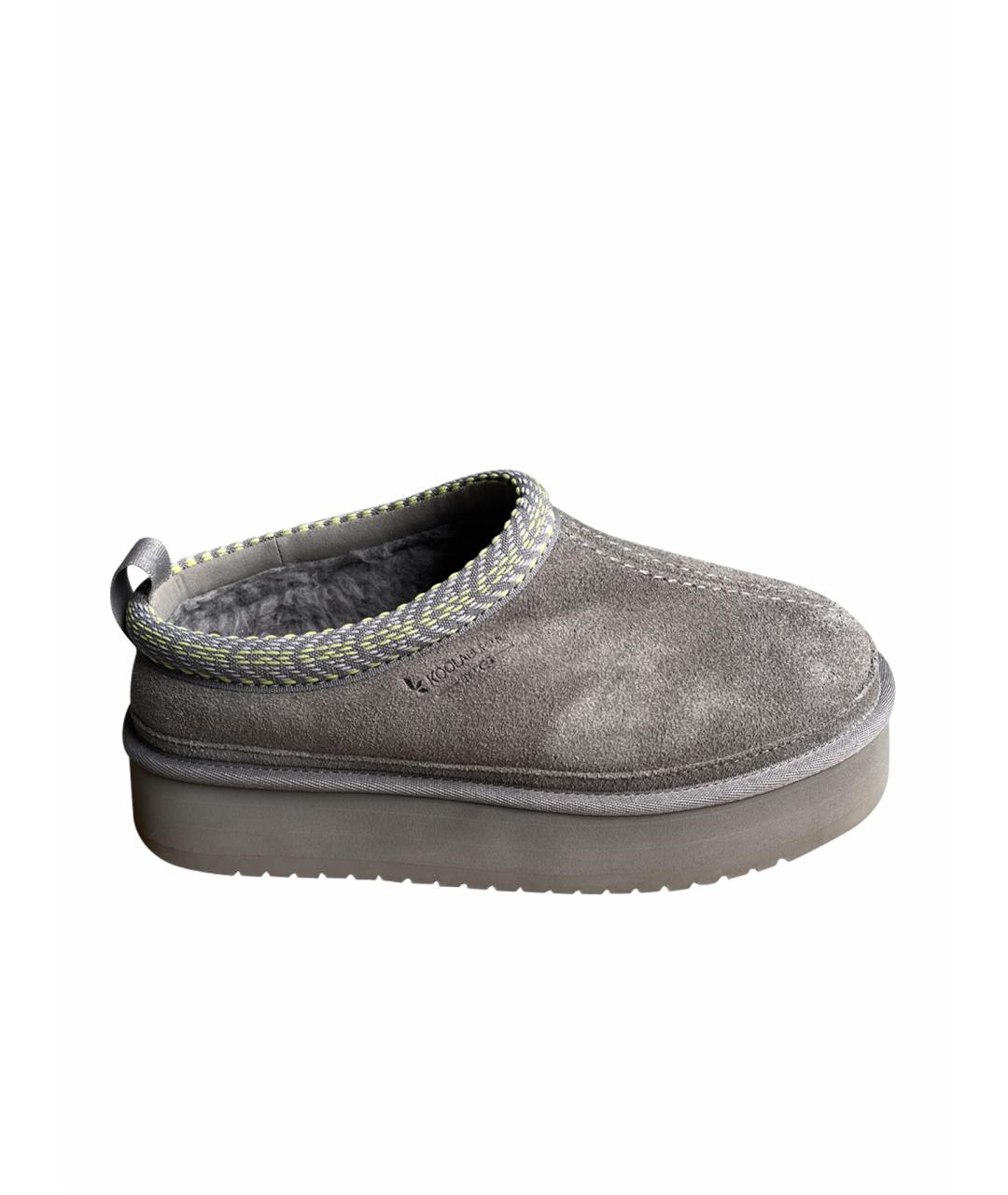 UGG AUSTRALIA Серые замшевые ботинки, фото 1