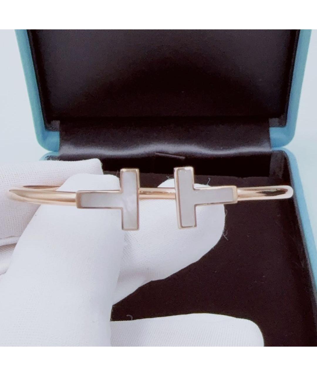 TIFFANY&CO Белый браслет из розового золота, фото 3