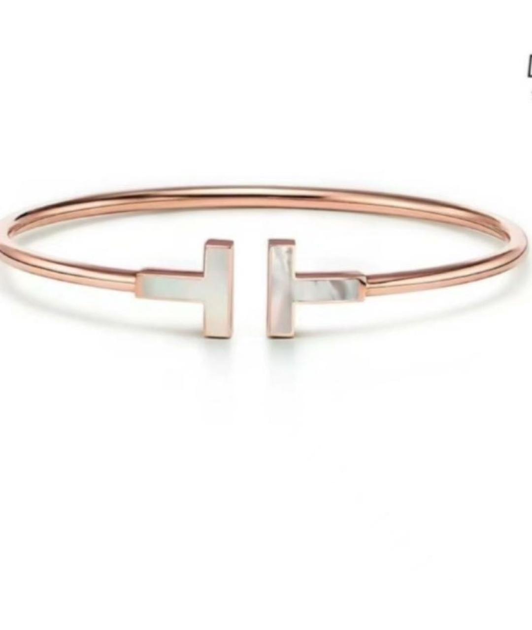 TIFFANY&CO Белый браслет из розового золота, фото 1